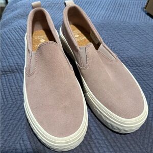 Sperry Women's Slip-On Shoes in Mauve and Cream